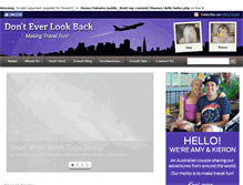 Tablet Screenshot of donteverlookback.com